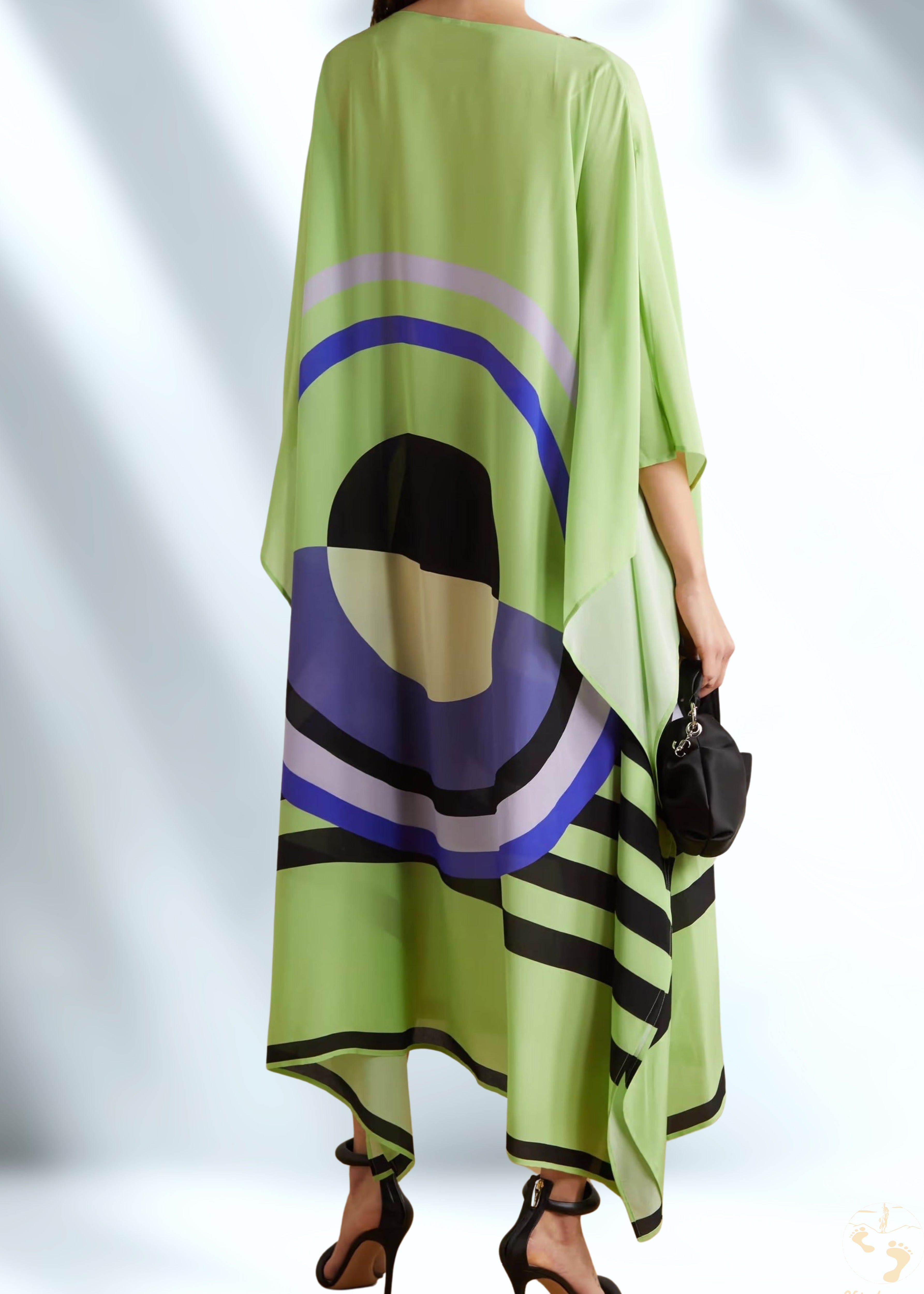 Vicharan MATCHA Green Kaftan