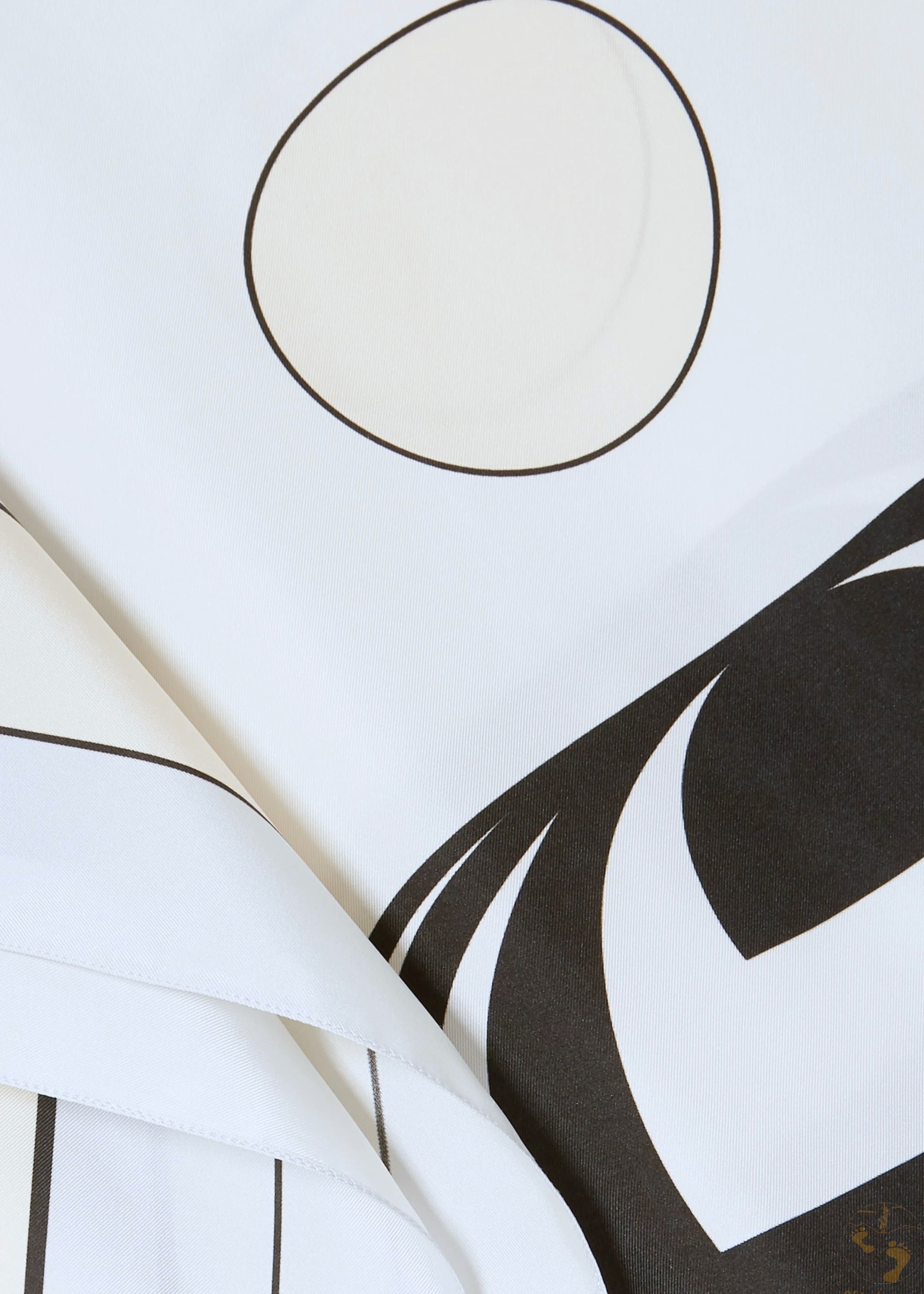 Vicharan MONOCHROMATIC Black and White Caftan