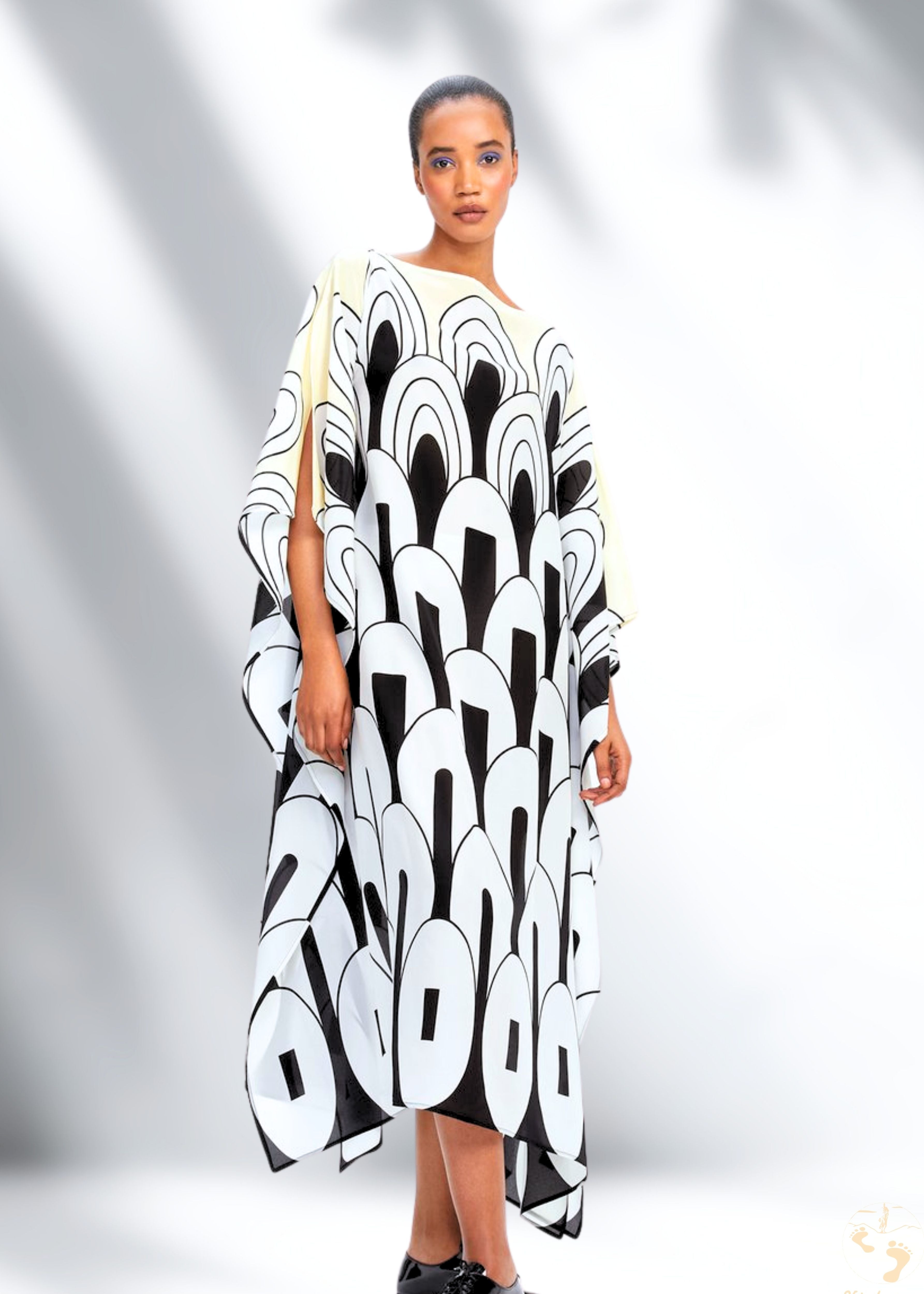 Vicharan POETIC Menthe Noire Caftan
