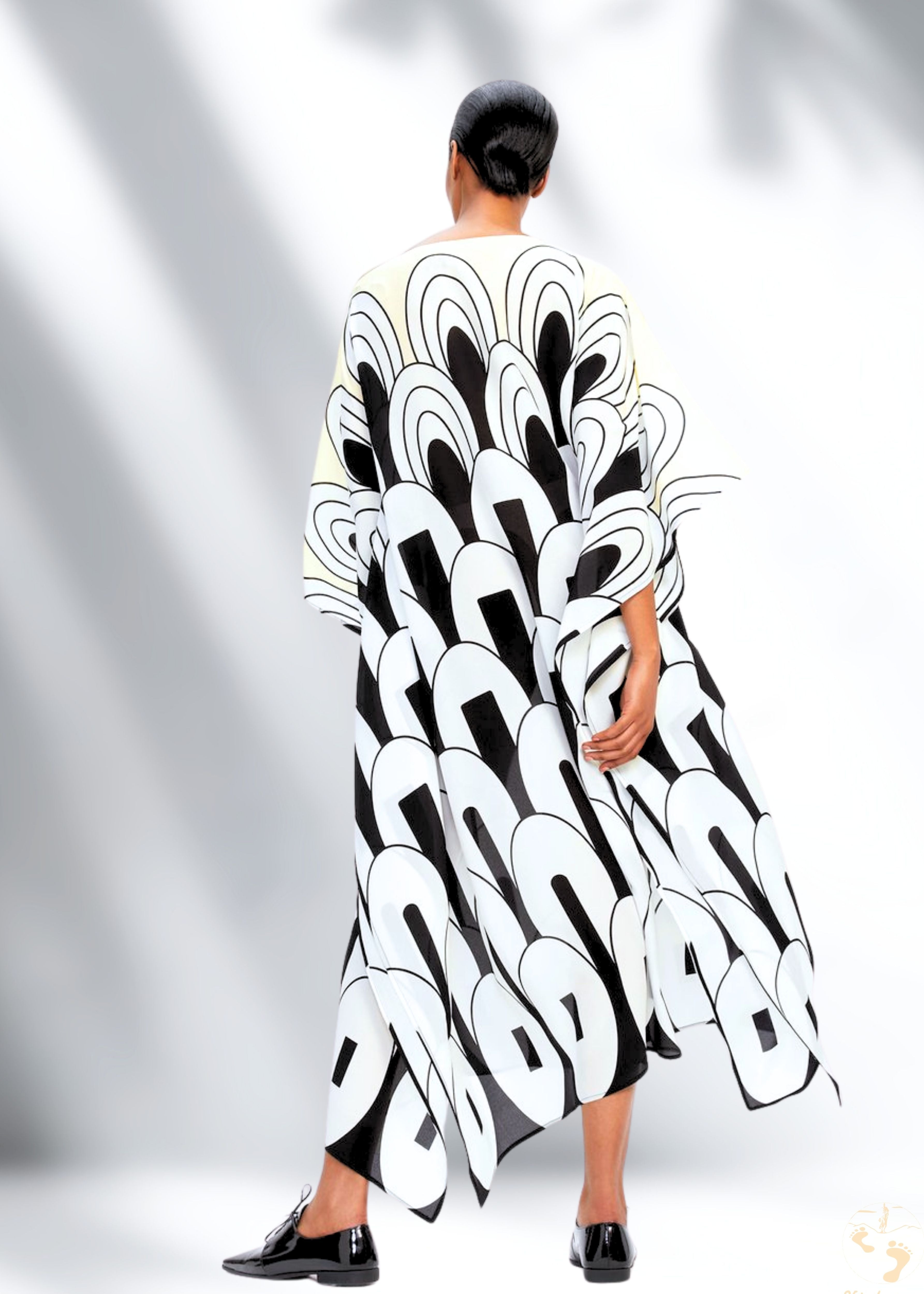 Vicharan POETIC Menthe Noire Caftan