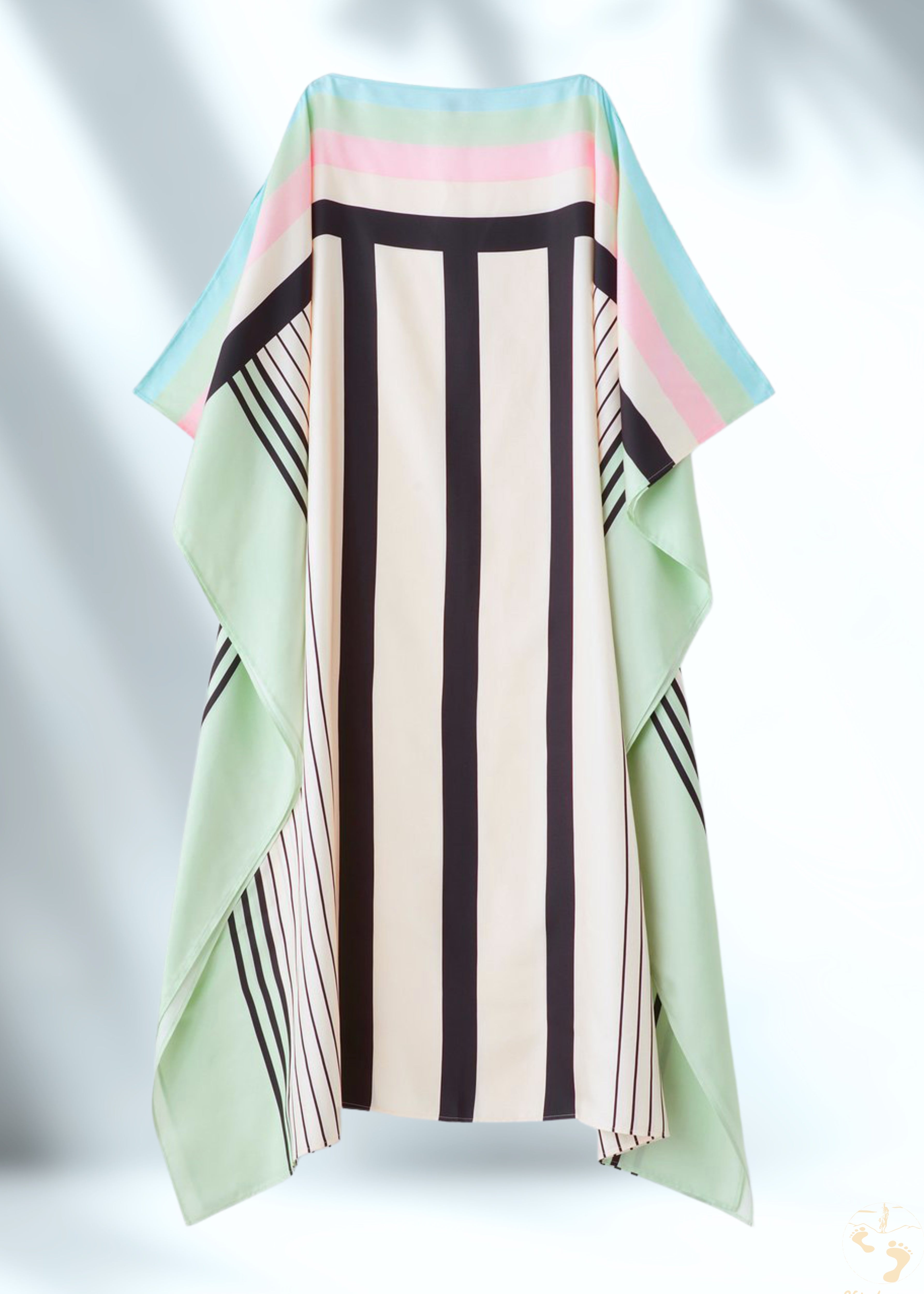 Vicharan PASTEL Mint Green Kaftan