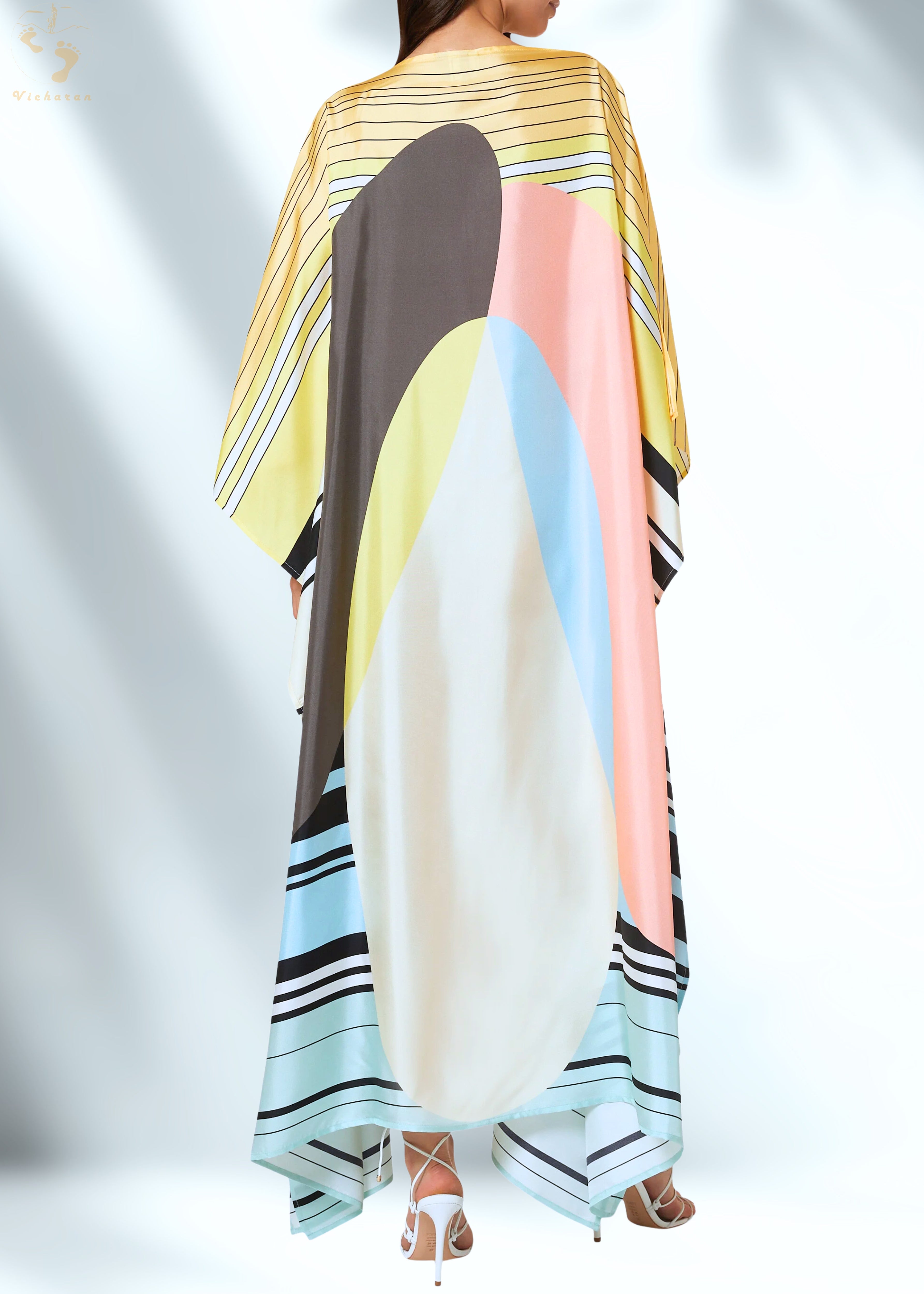 Vicharan HORIZON Yellow Kaftan