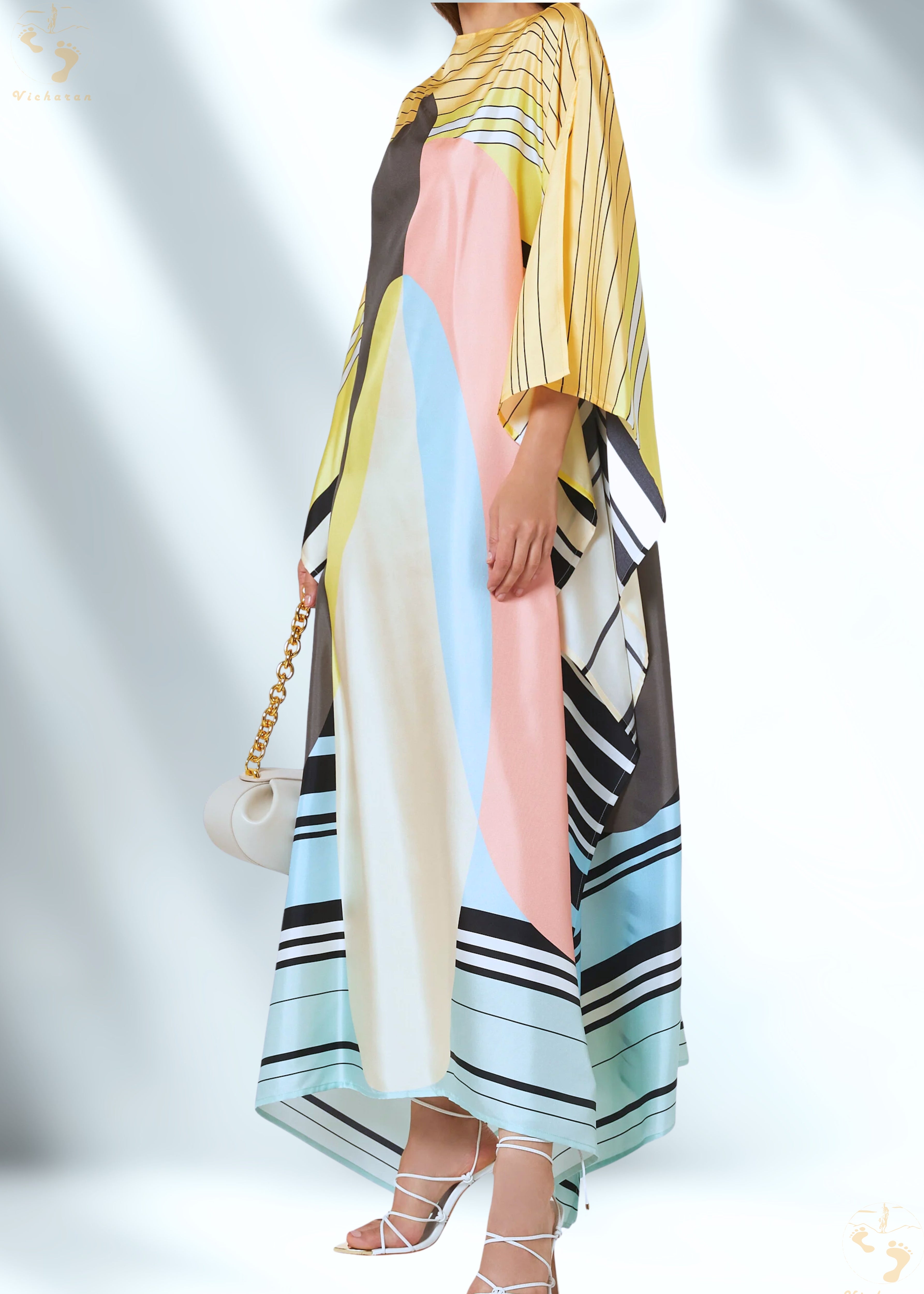 Vicharan HORIZON Yellow Kaftan