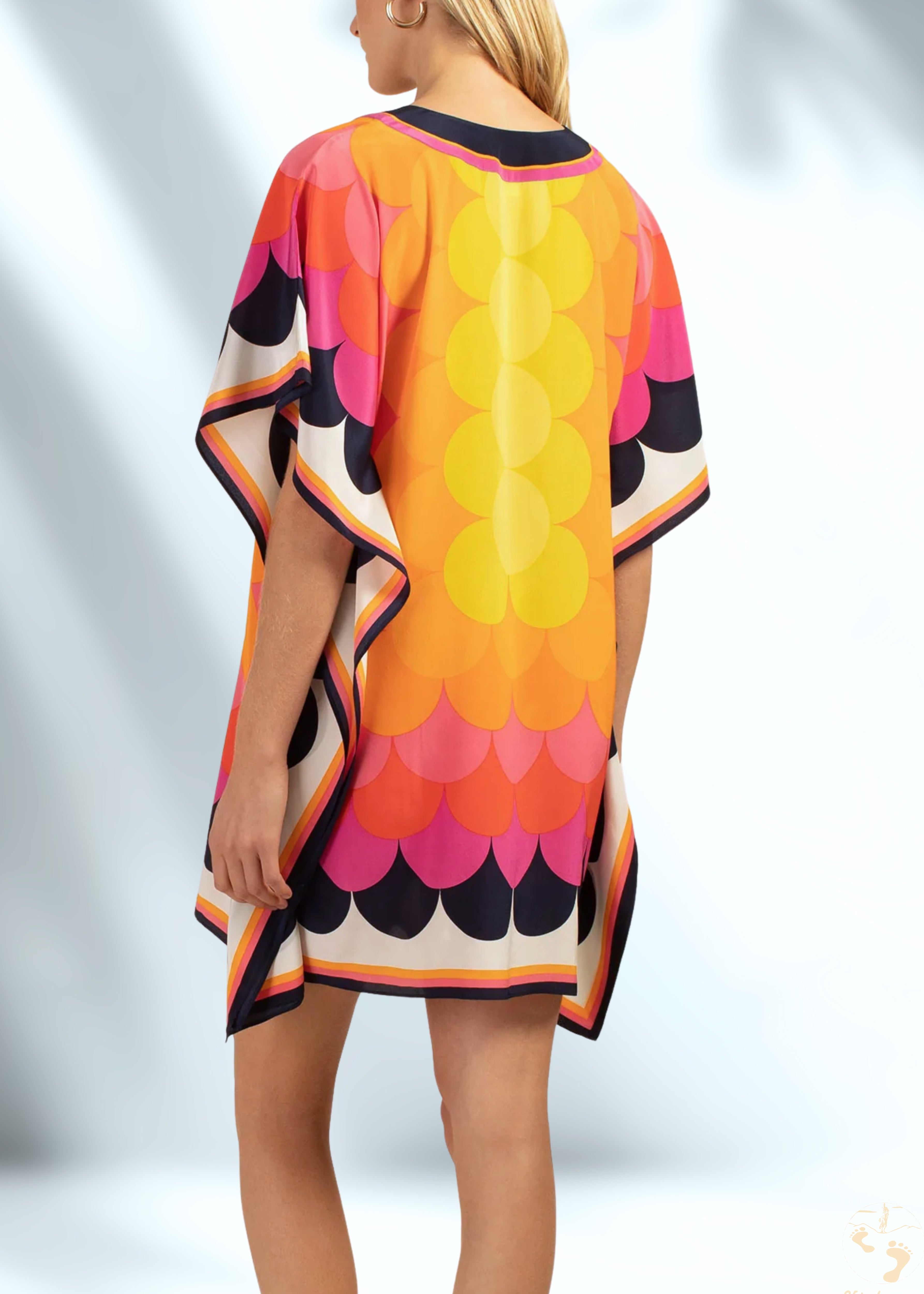 Vicharan TROPICAL Silk Tunic